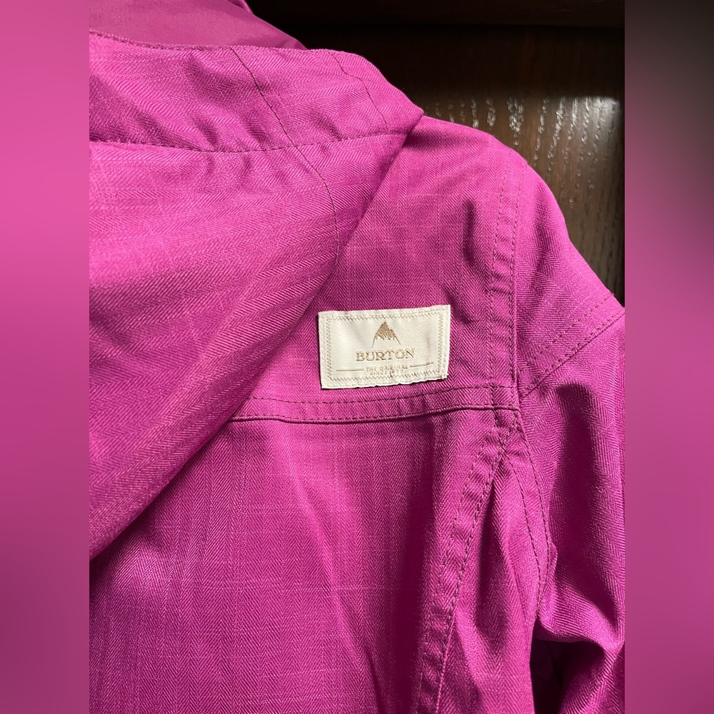 Burton Dryride Snowboarding Jacket Women’s Medium purple fuchsia color - Picture 6 of 7